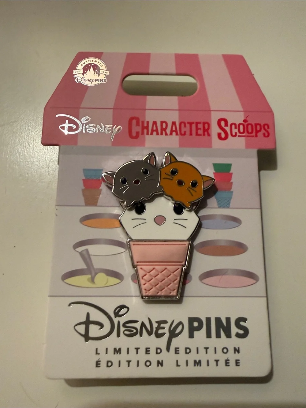 Disney Character Scoops Aristocats Enamel Pin